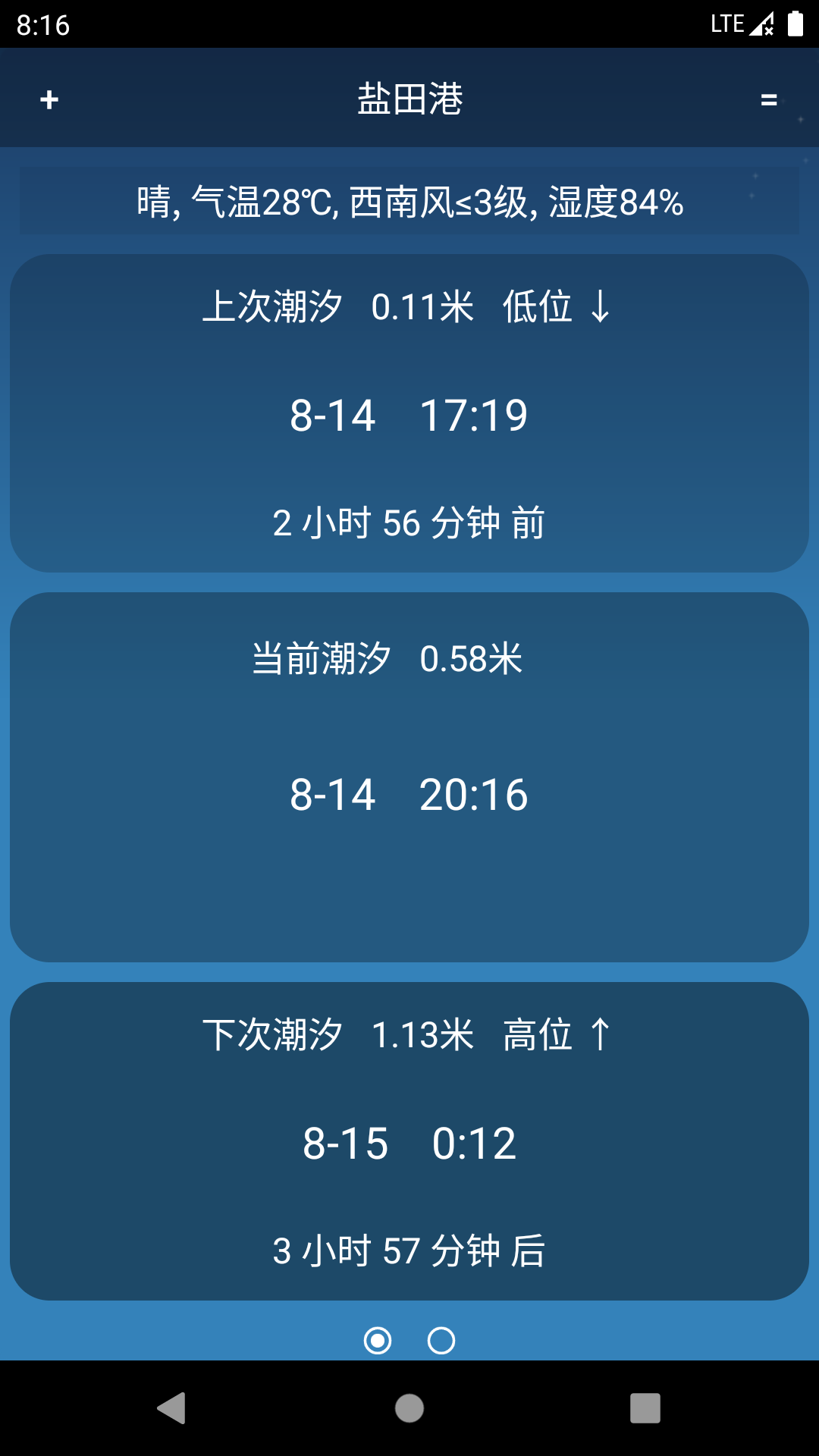 精彩截图-潮汐预报2026官方新版