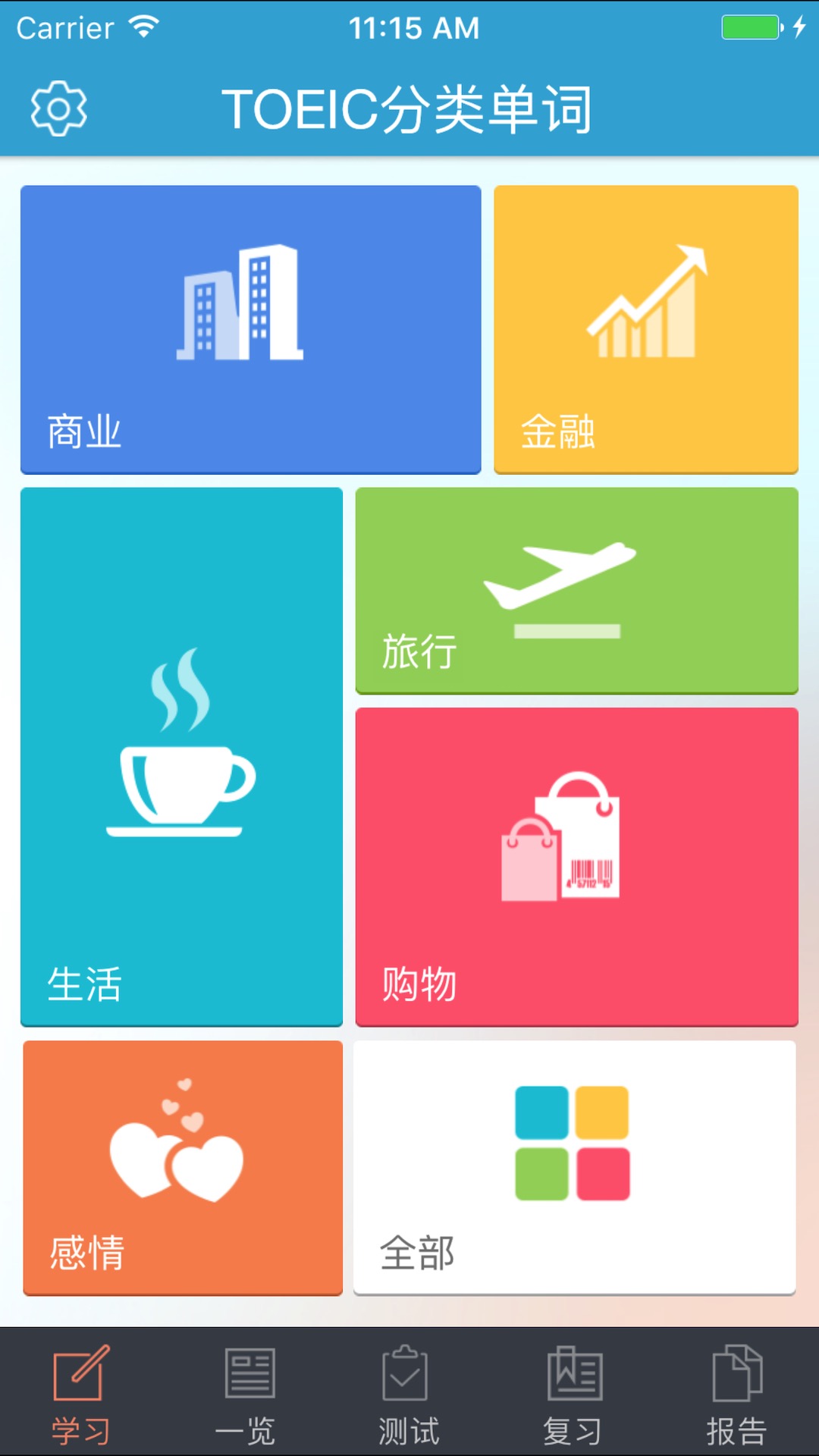 精彩截图-TOEIC分类单词2025官方新版