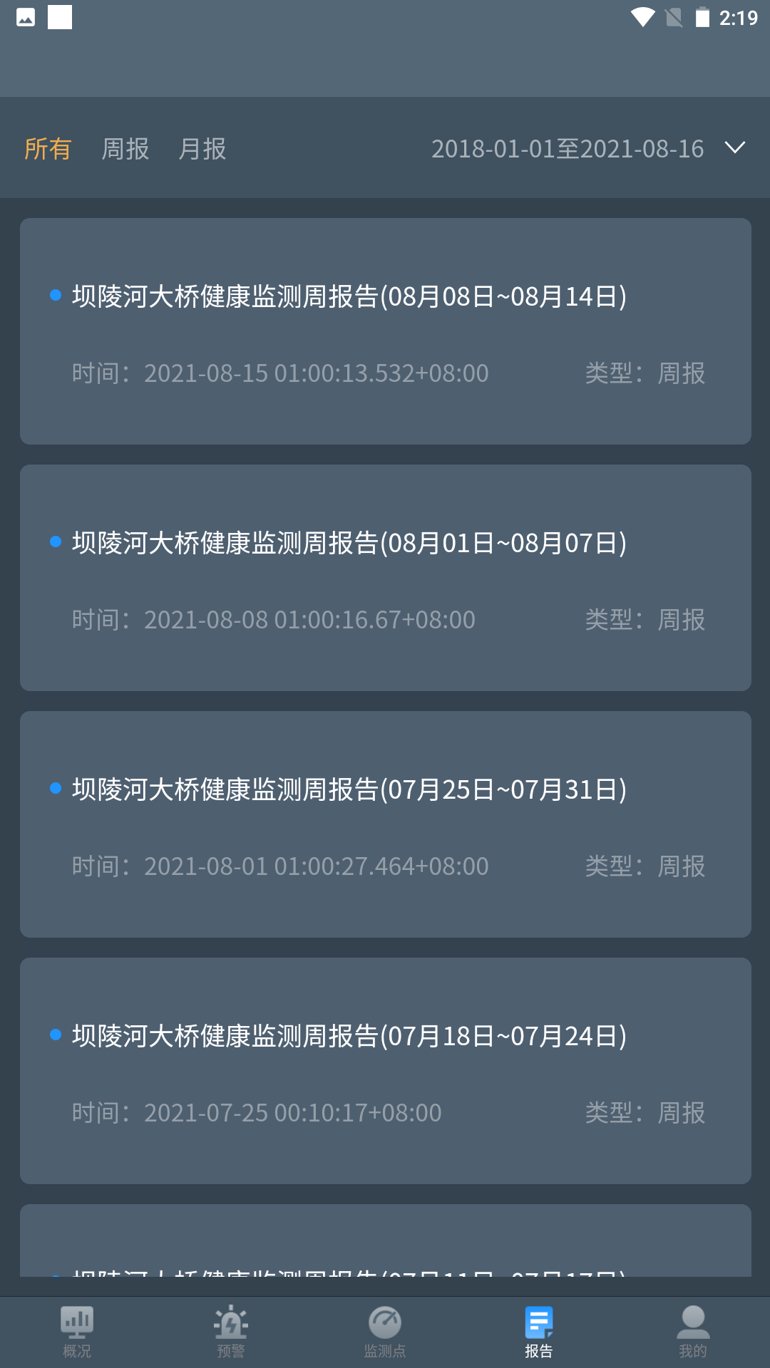 精彩截图-桥梁监测2025官方新版