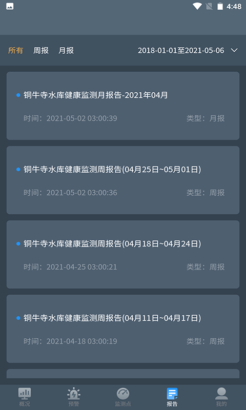 精彩截图-水库监测2025官方新版