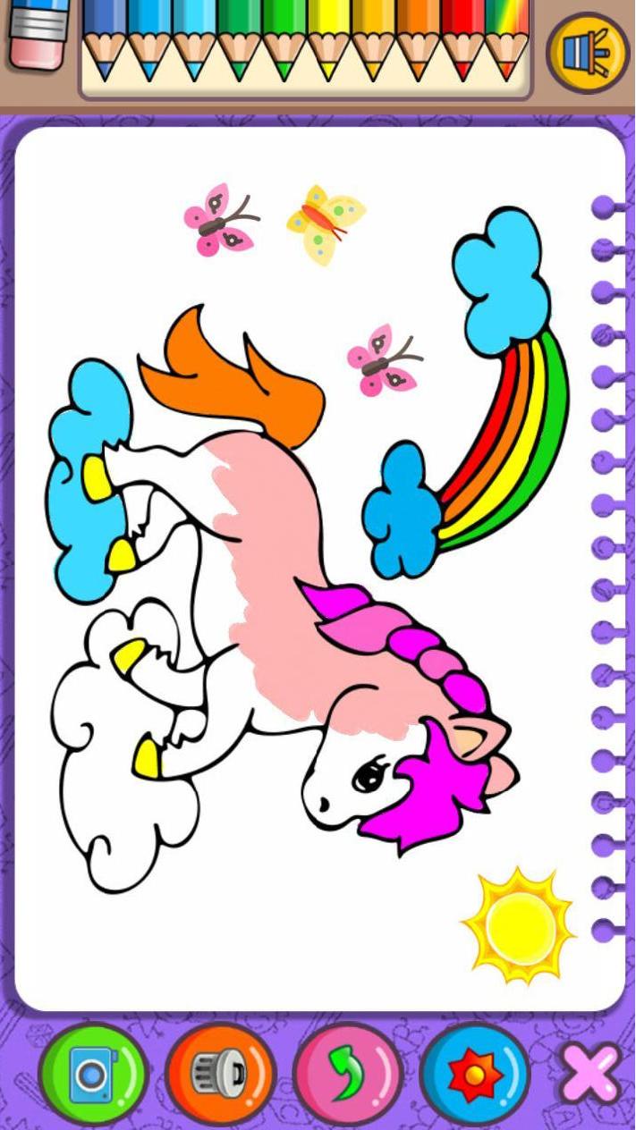 女生涂色画画游戏安卓版高清截图