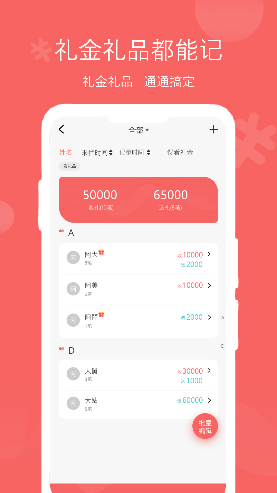 精彩截图-人情账簿2025官方新版