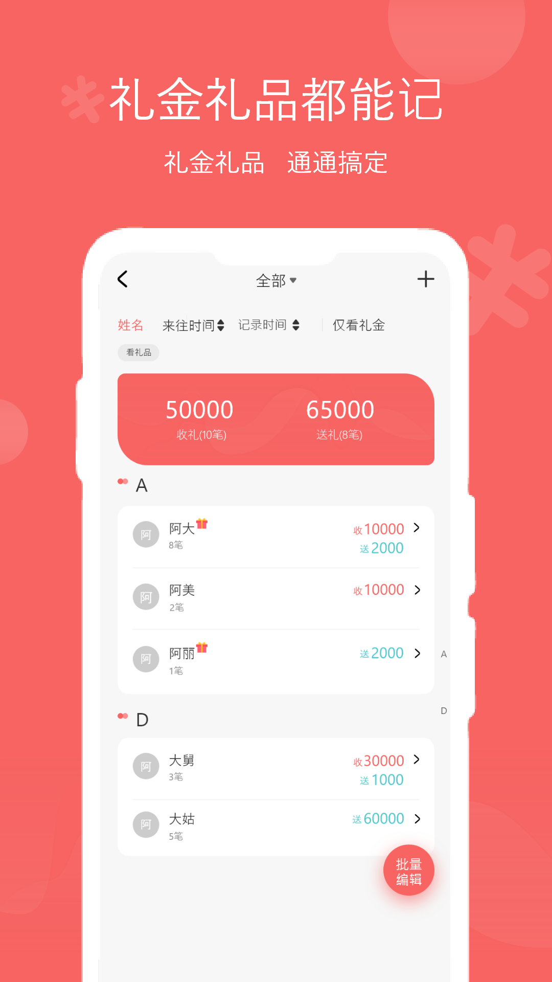 精彩截图-人情账簿2026官方新版