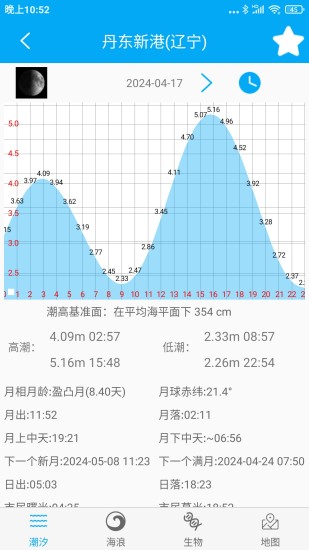 精彩截图-月相潮汐表2024官方新版