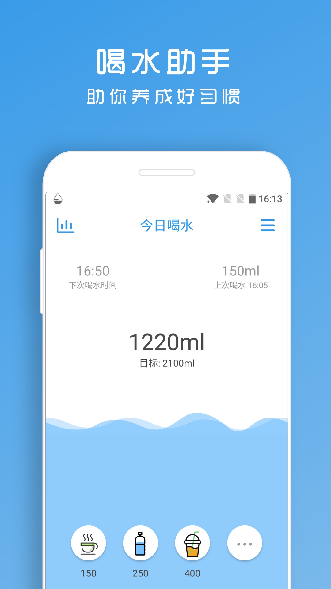 精彩截图-喝水提醒助手-健康喝水提醒2025官方新版
