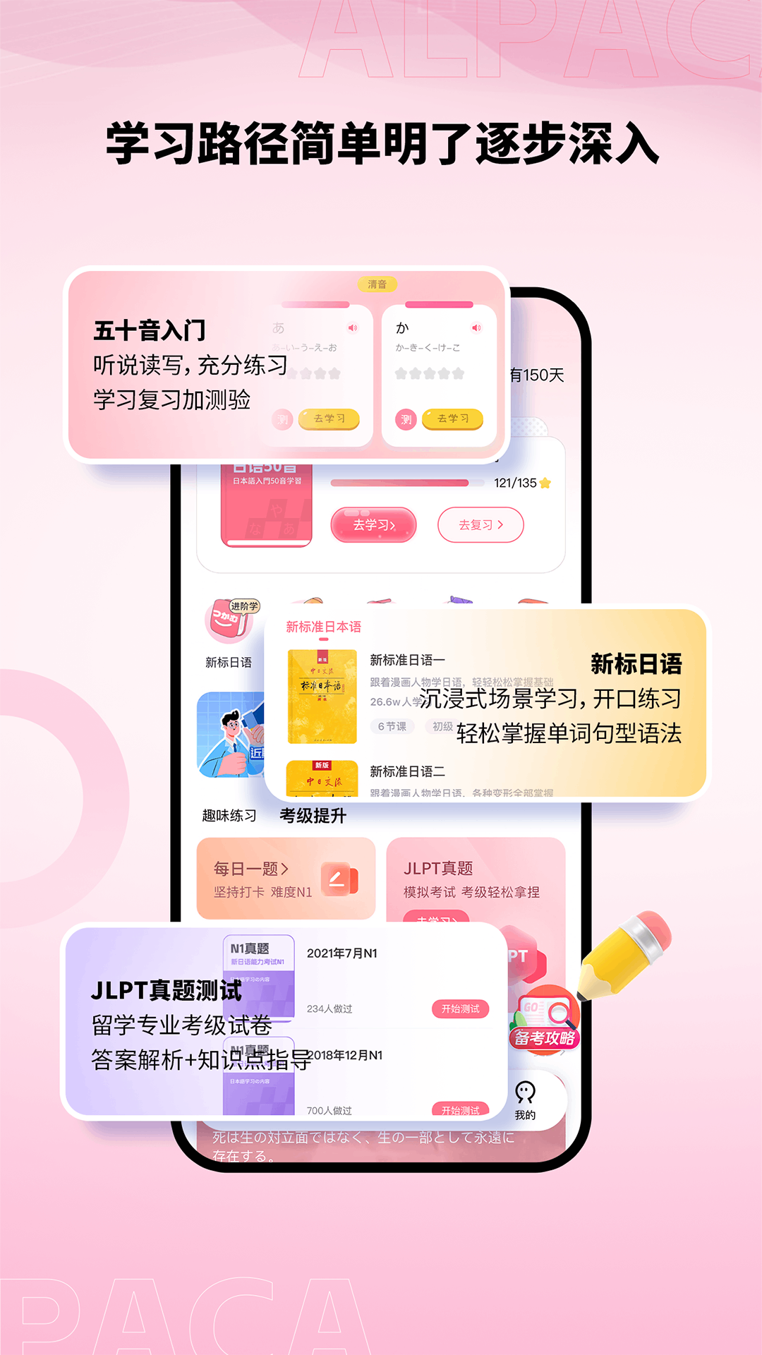 精彩截图-羊驼日语2026官方新版