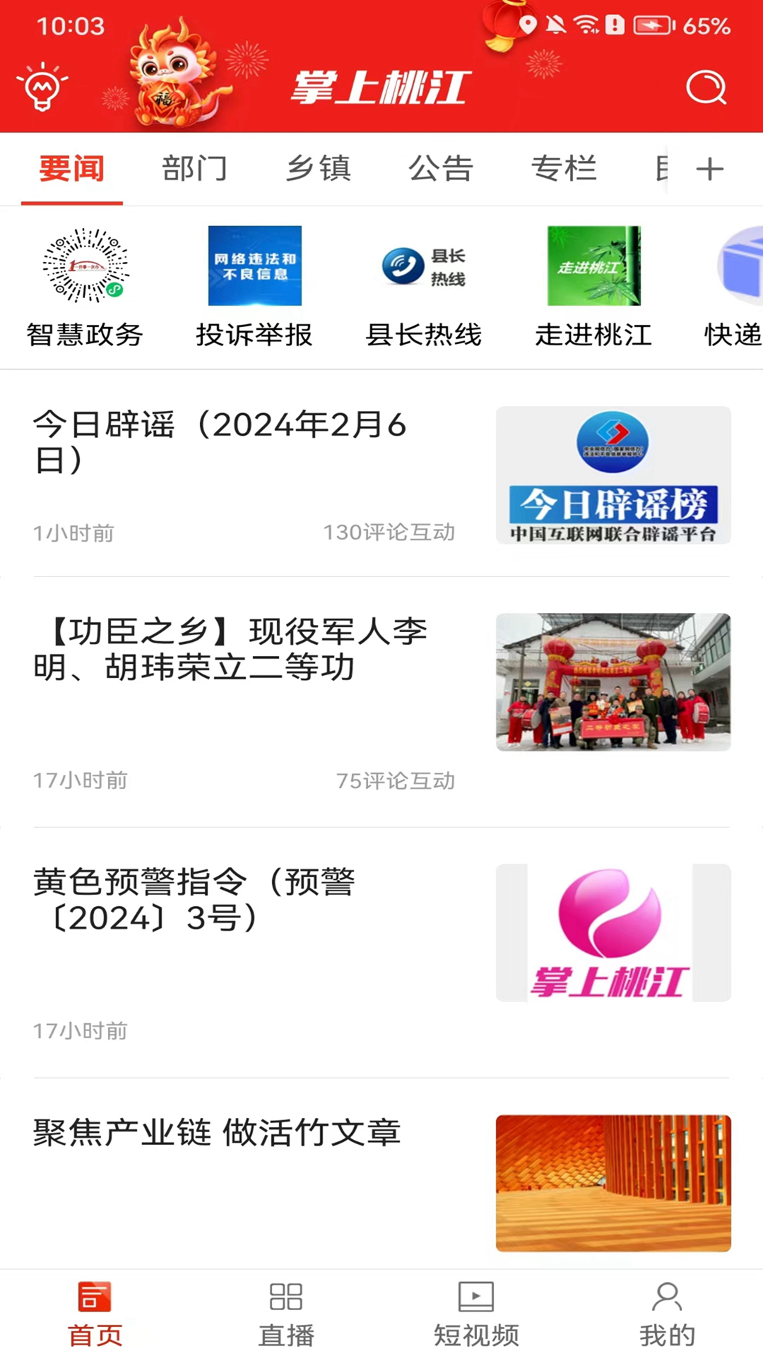 精彩截图-掌上桃江2025官方新版