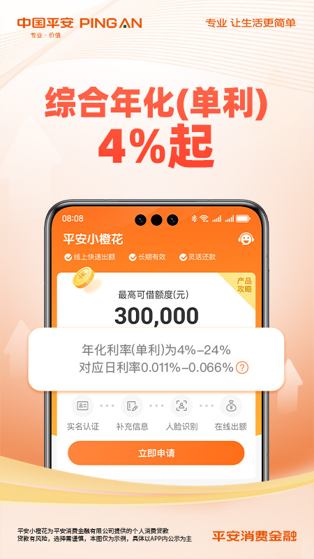 平安消费金融安卓版高清截图