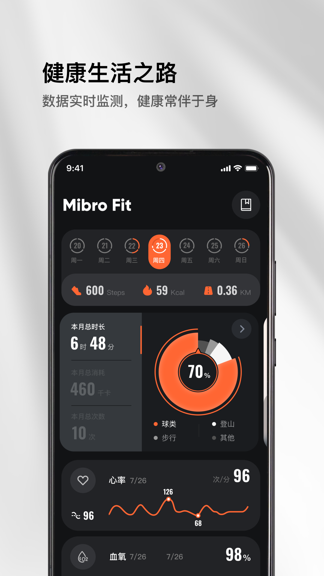 精彩截图-Mibro Fit2026官方新版