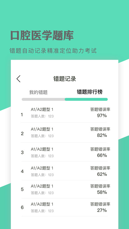 精彩截图-口腔医学题库2025官方新版