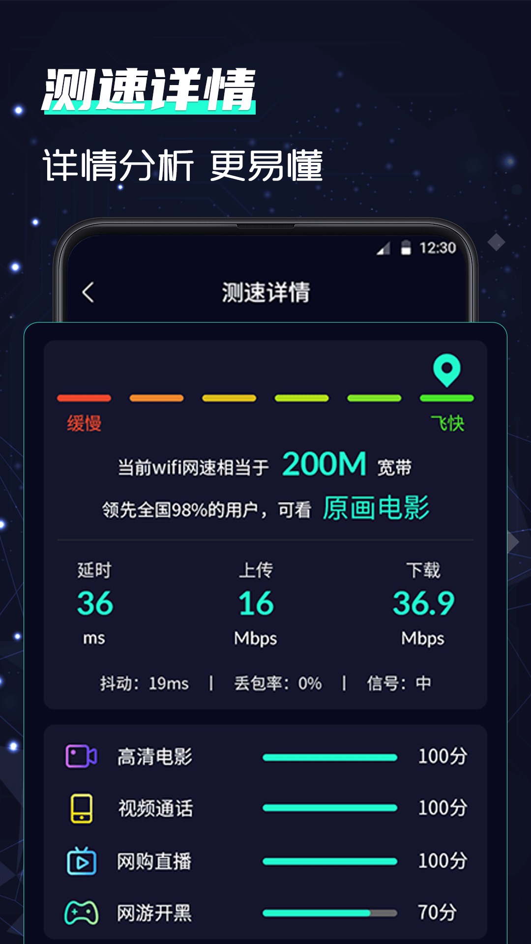 精彩截图-wifi网络5G测速2025官方新版
