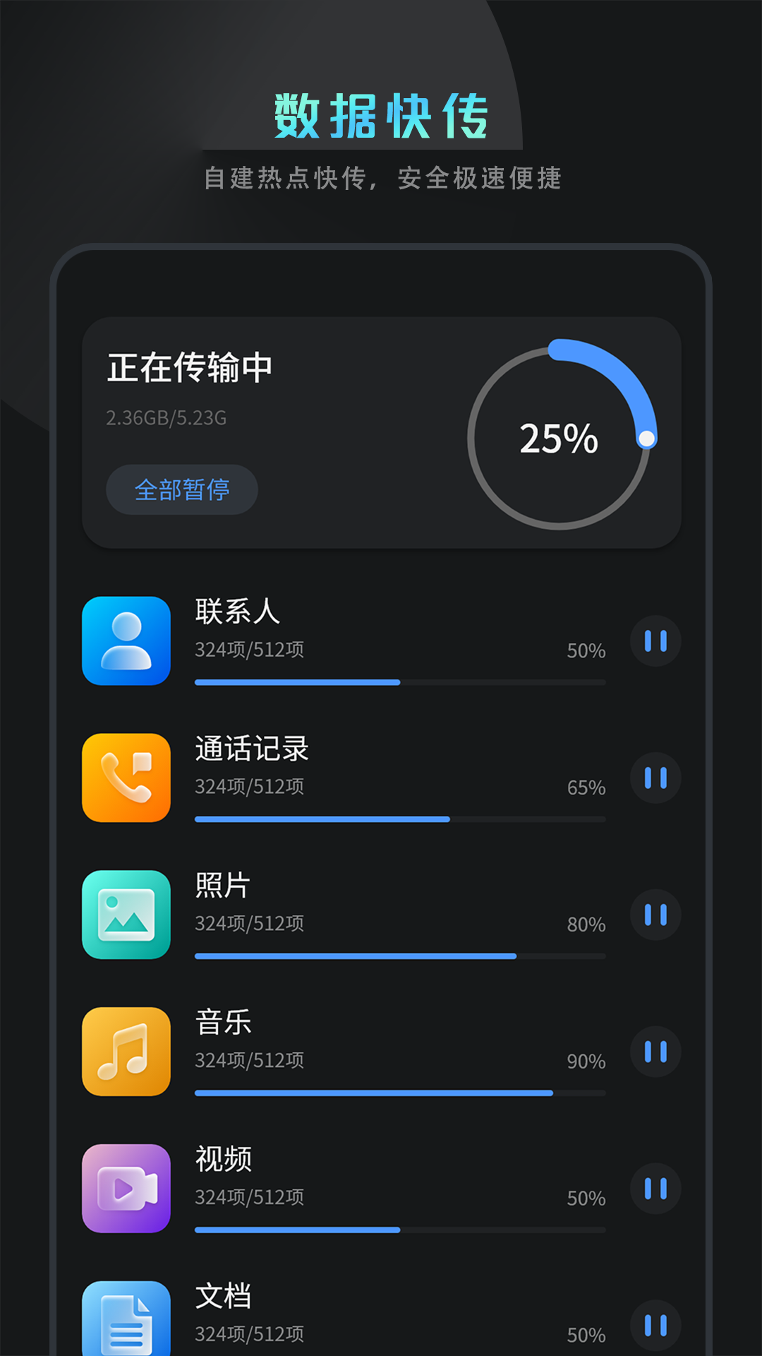 精彩截图-手机数据迁移2025官方新版