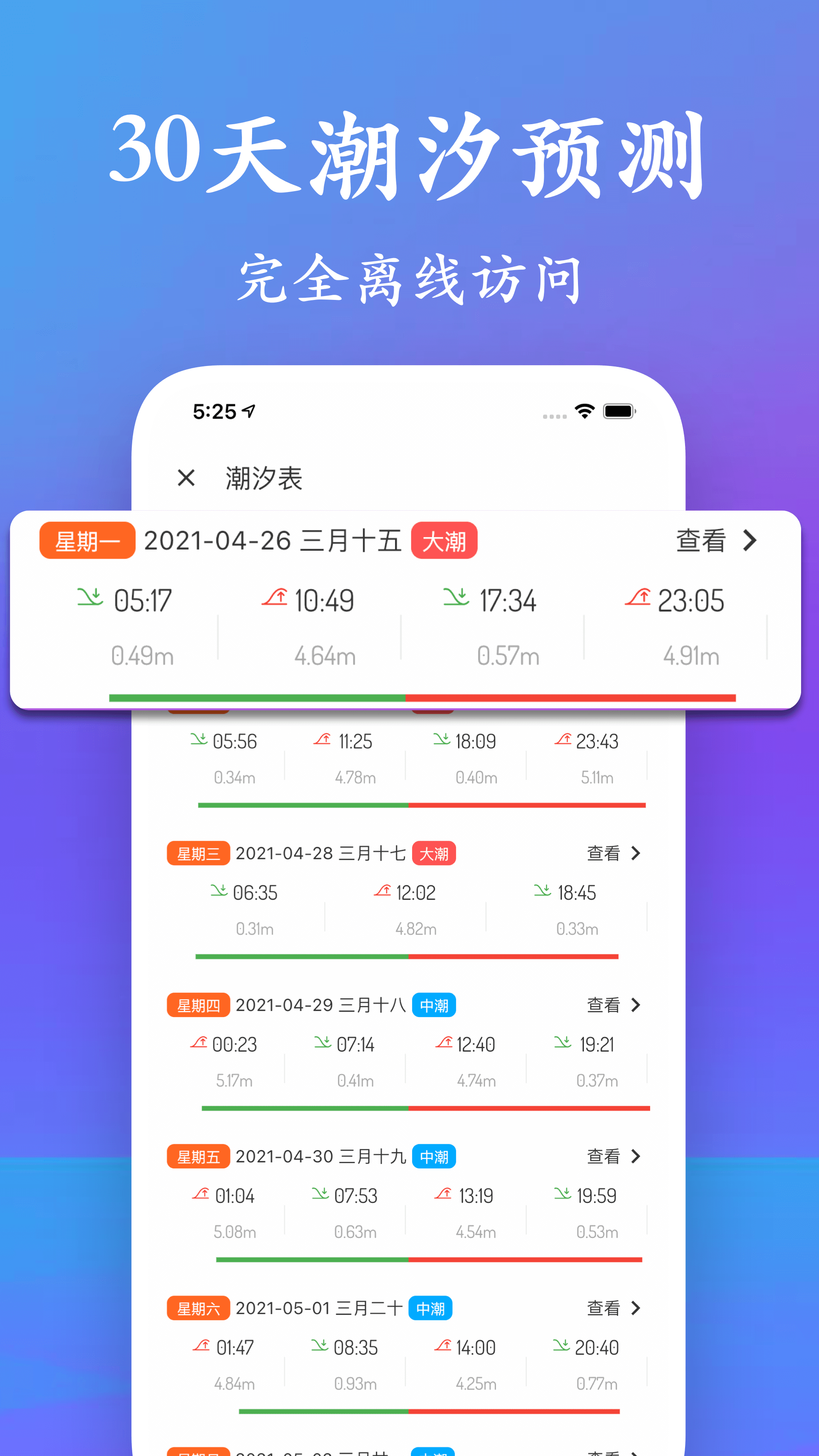 精彩截图-潮汐表2026官方新版