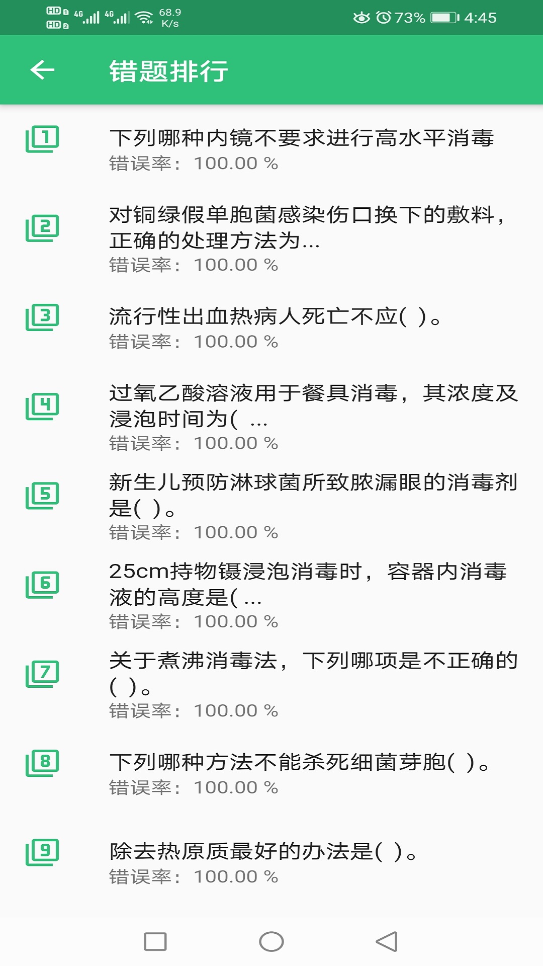 精彩截图-消毒技术主治医师2025官方新版