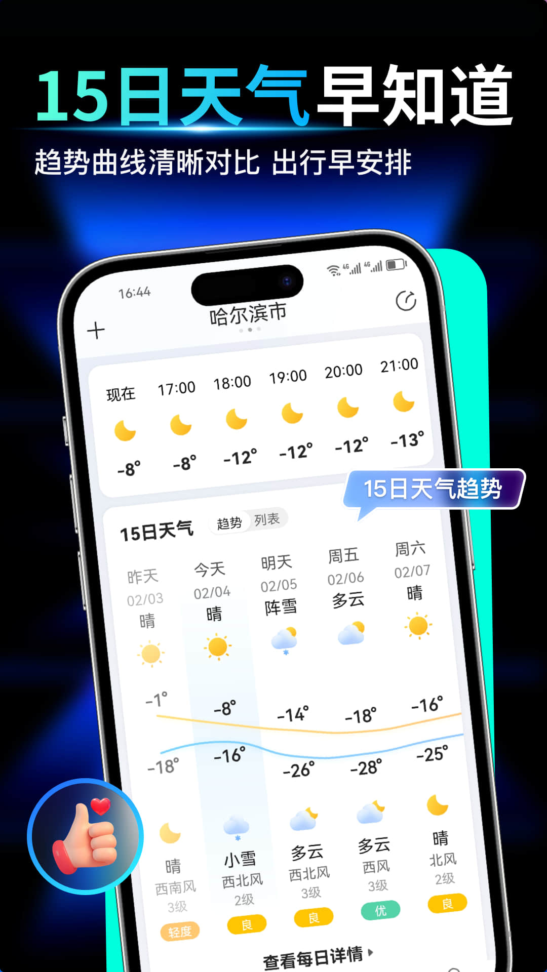 精彩截图-天气预报气象报2026官方新版