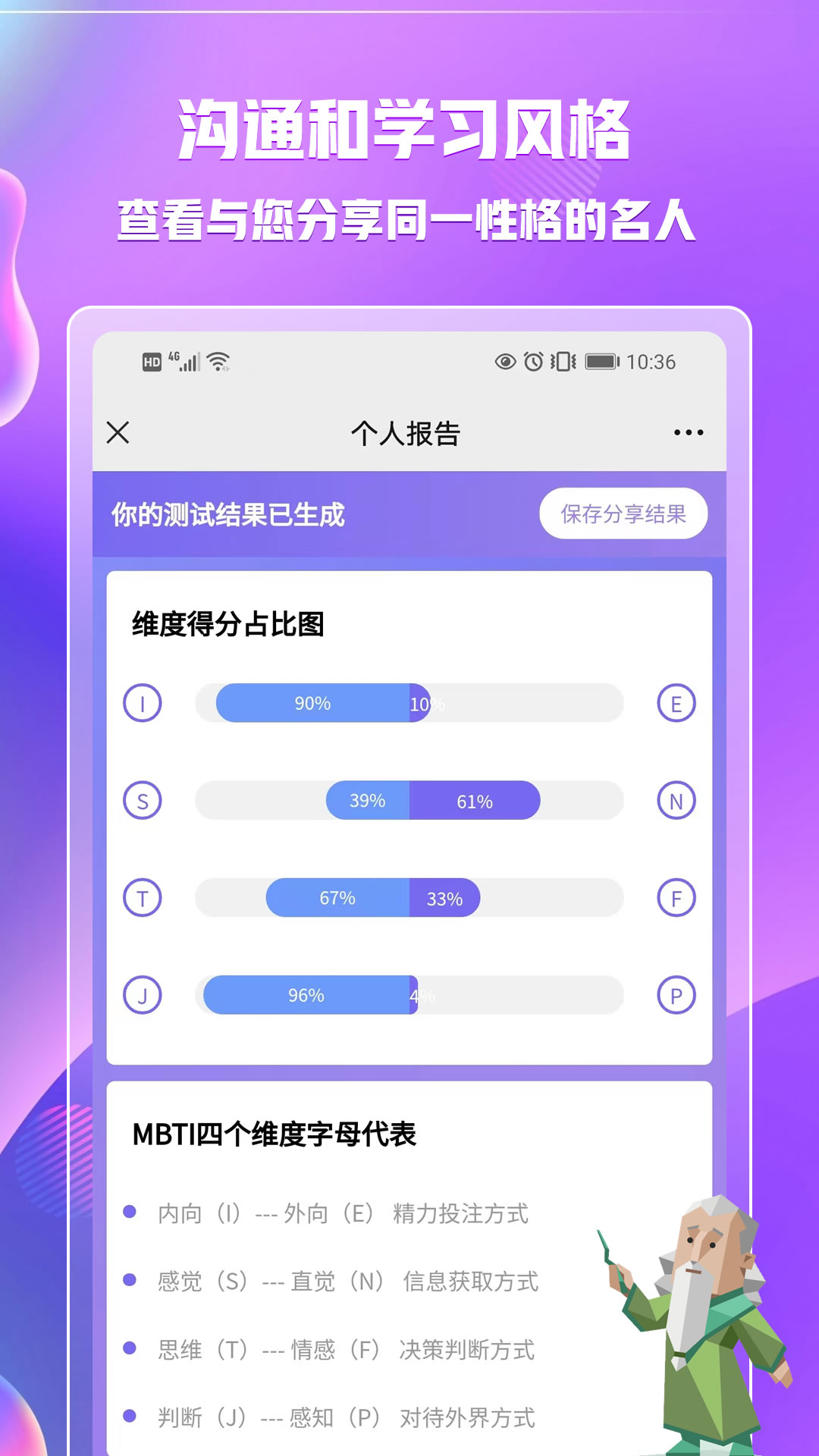 精彩截图-MBTI职业性格测试2026官方新版