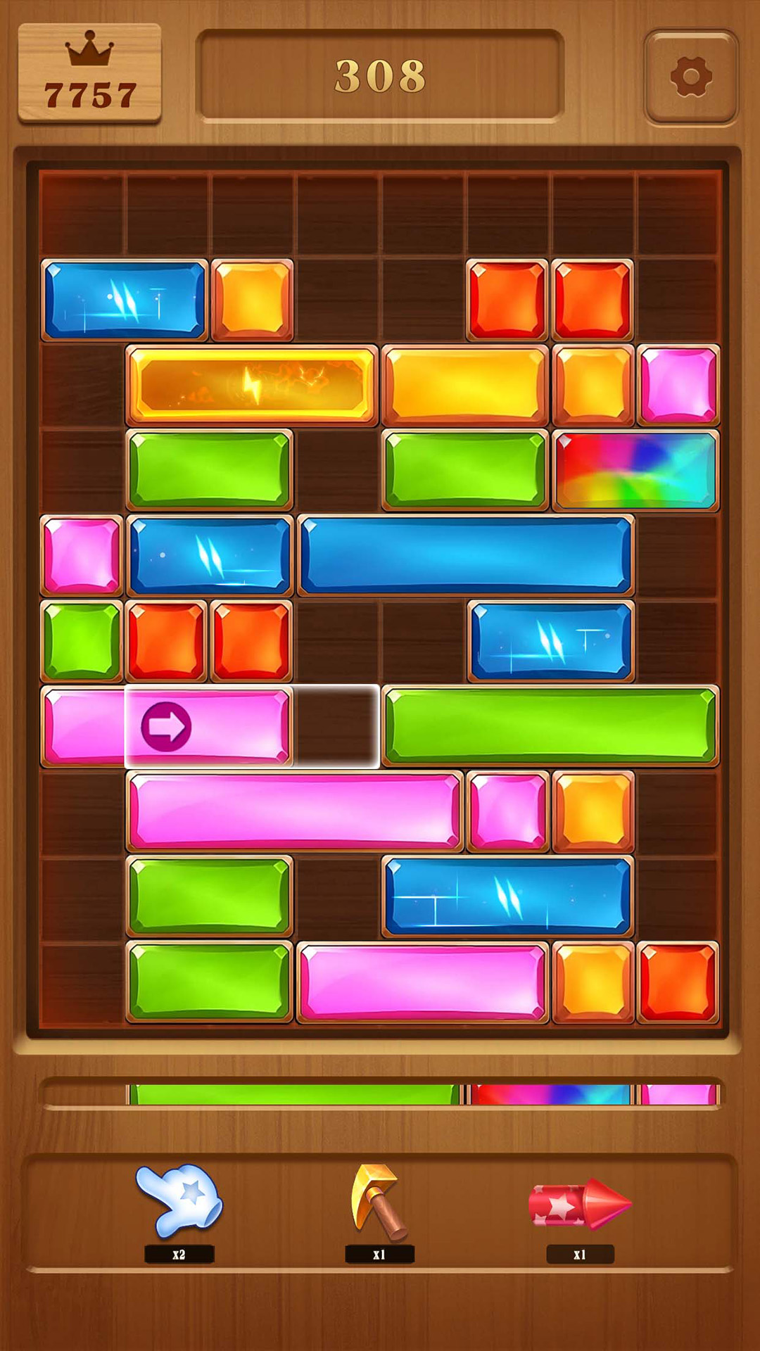 精彩截图-方块宝石滑消消2026官方新版