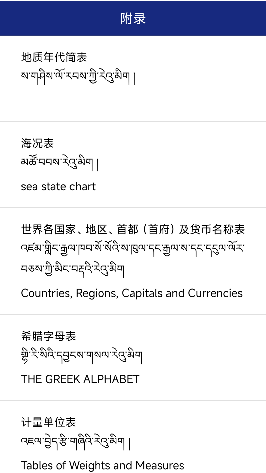 精彩截图-现代藏语对照词典2026官方新版