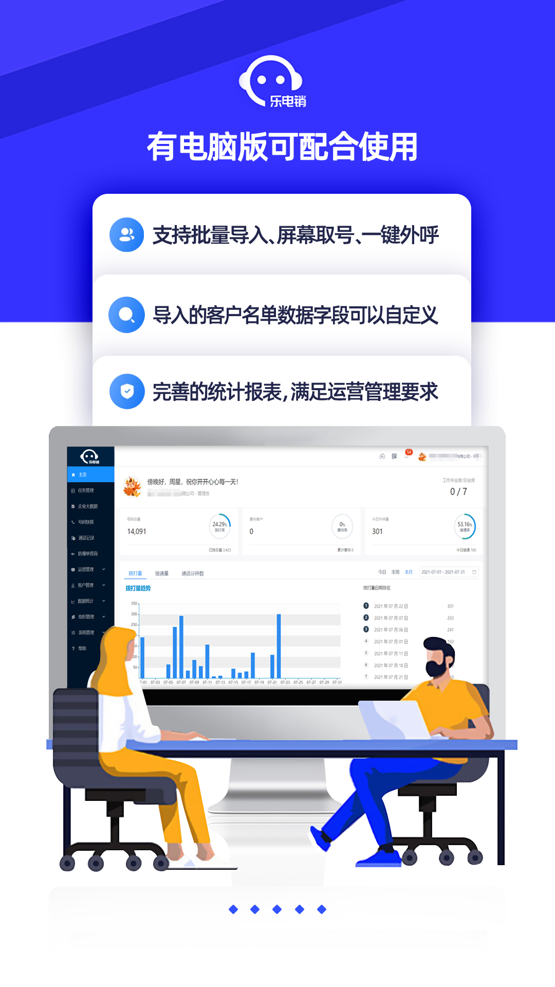 乐电销安卓版高清截图