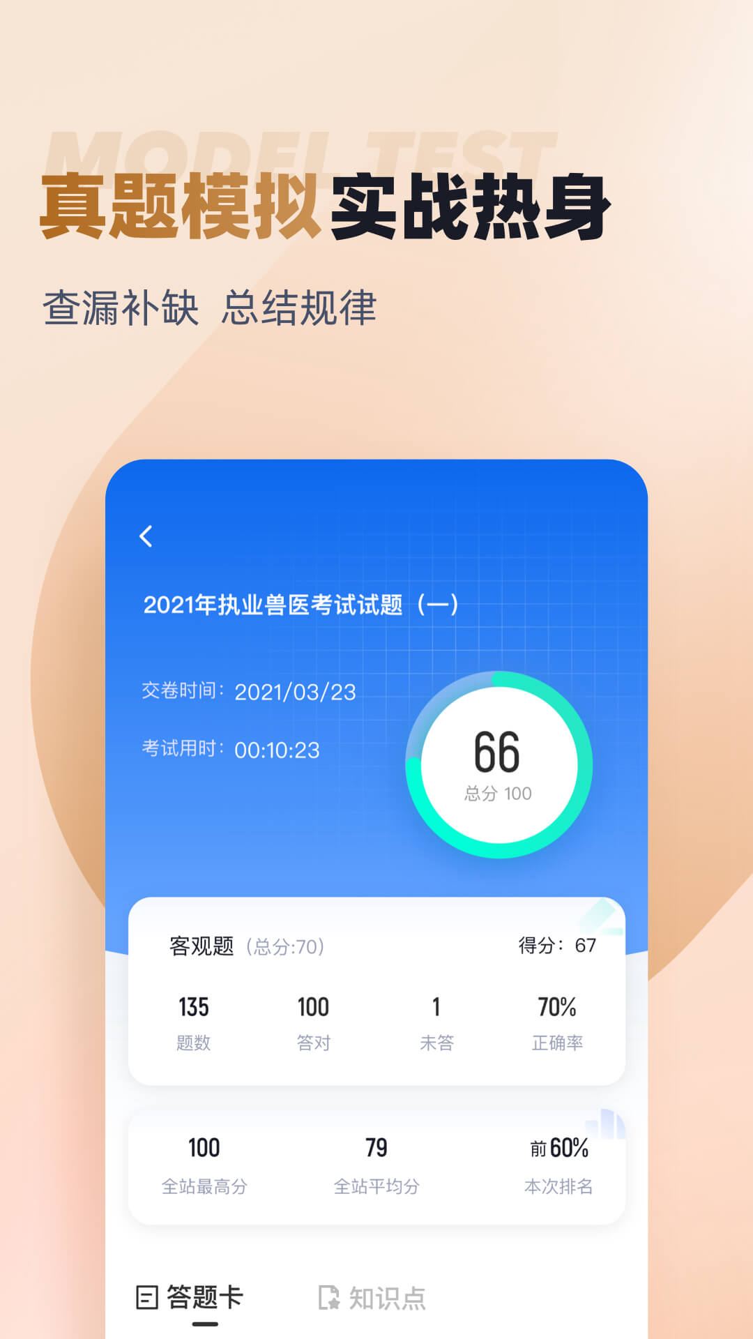 精彩截图-执业兽医考试聚题库2025官方新版