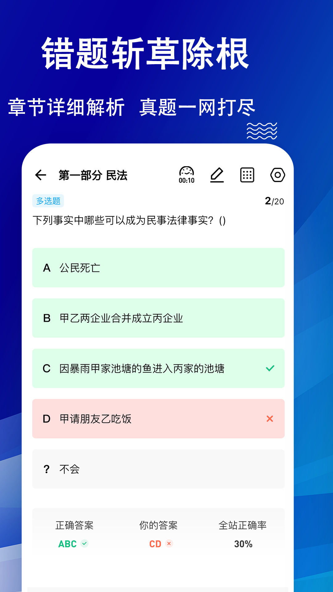 精彩截图-法考练题狗2026官方新版