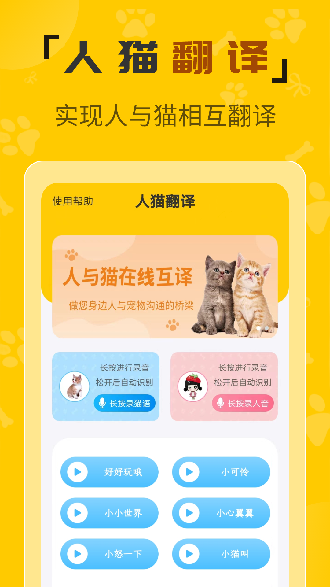  “猫语通：人与猫的无障碍对话”
