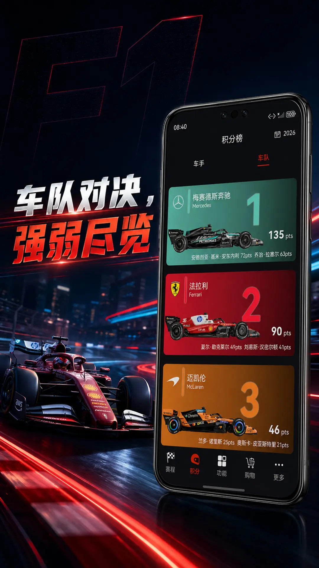 精彩截图-F1赛程2026官方新版