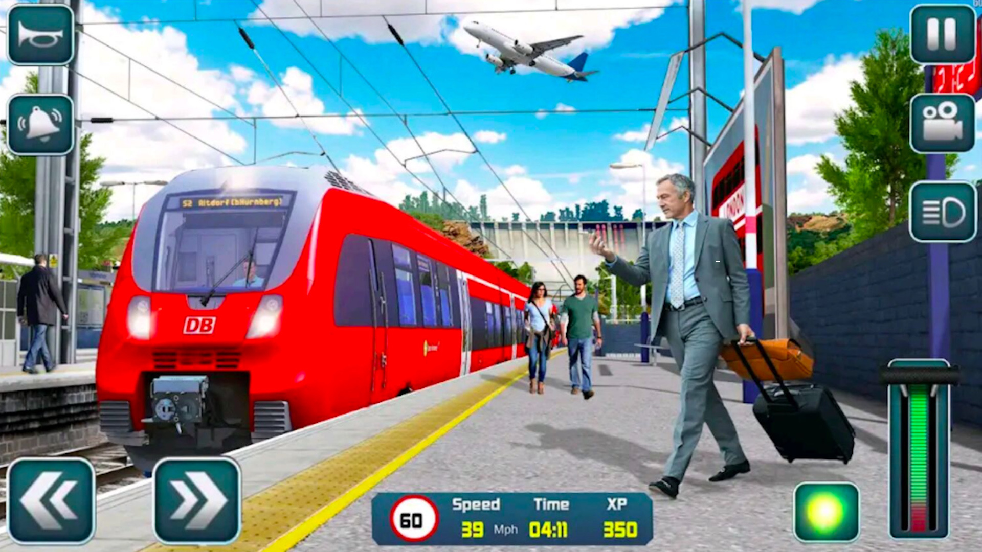 精彩截图-3D城市火车驾驶模拟器2024官方新版