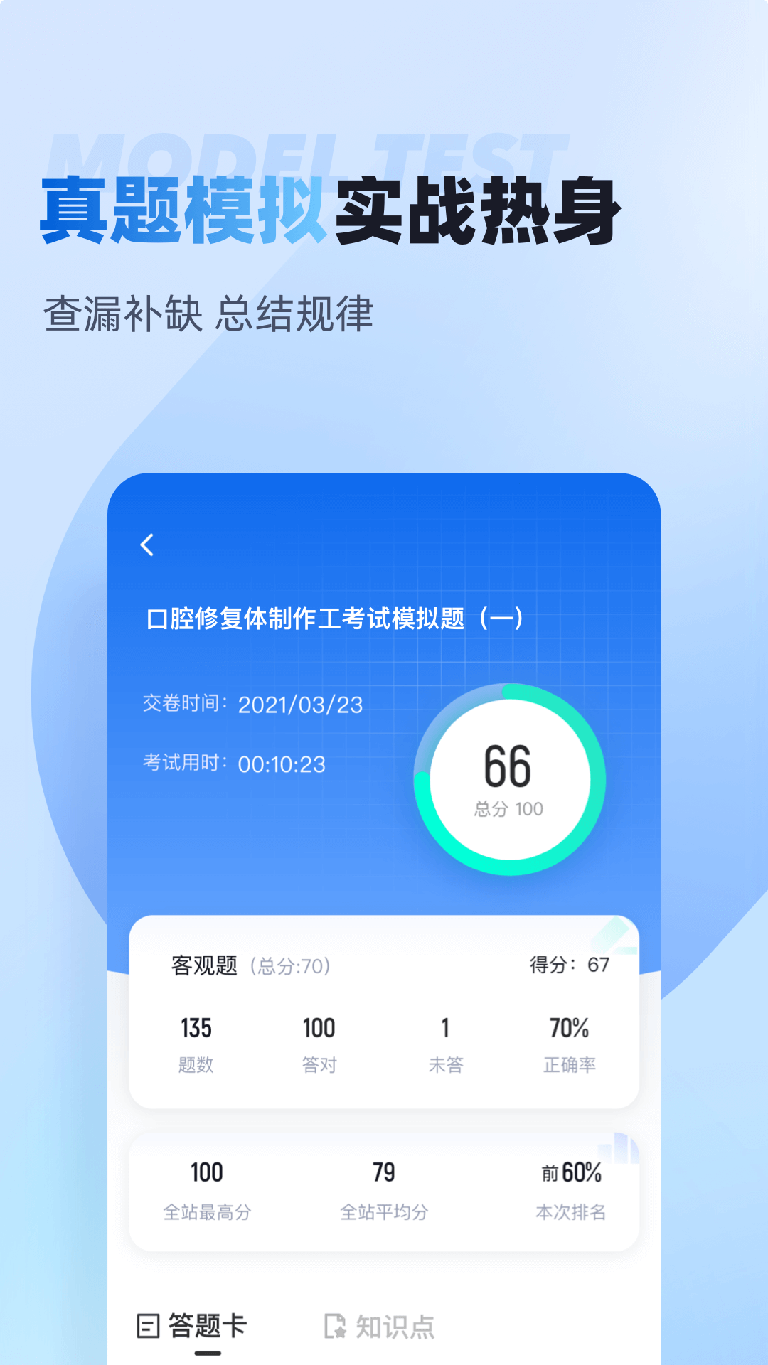 精彩截图-口腔修复体制作工聚题库2025官方新版