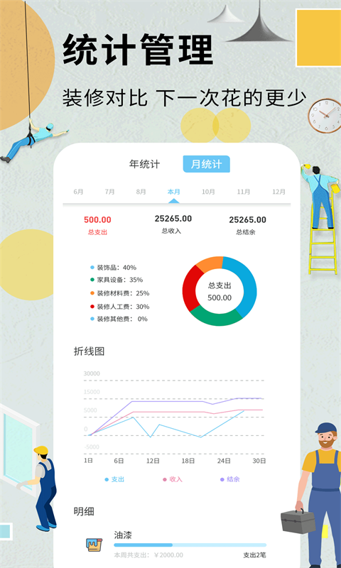 精彩截图-装修记账本2025官方新版