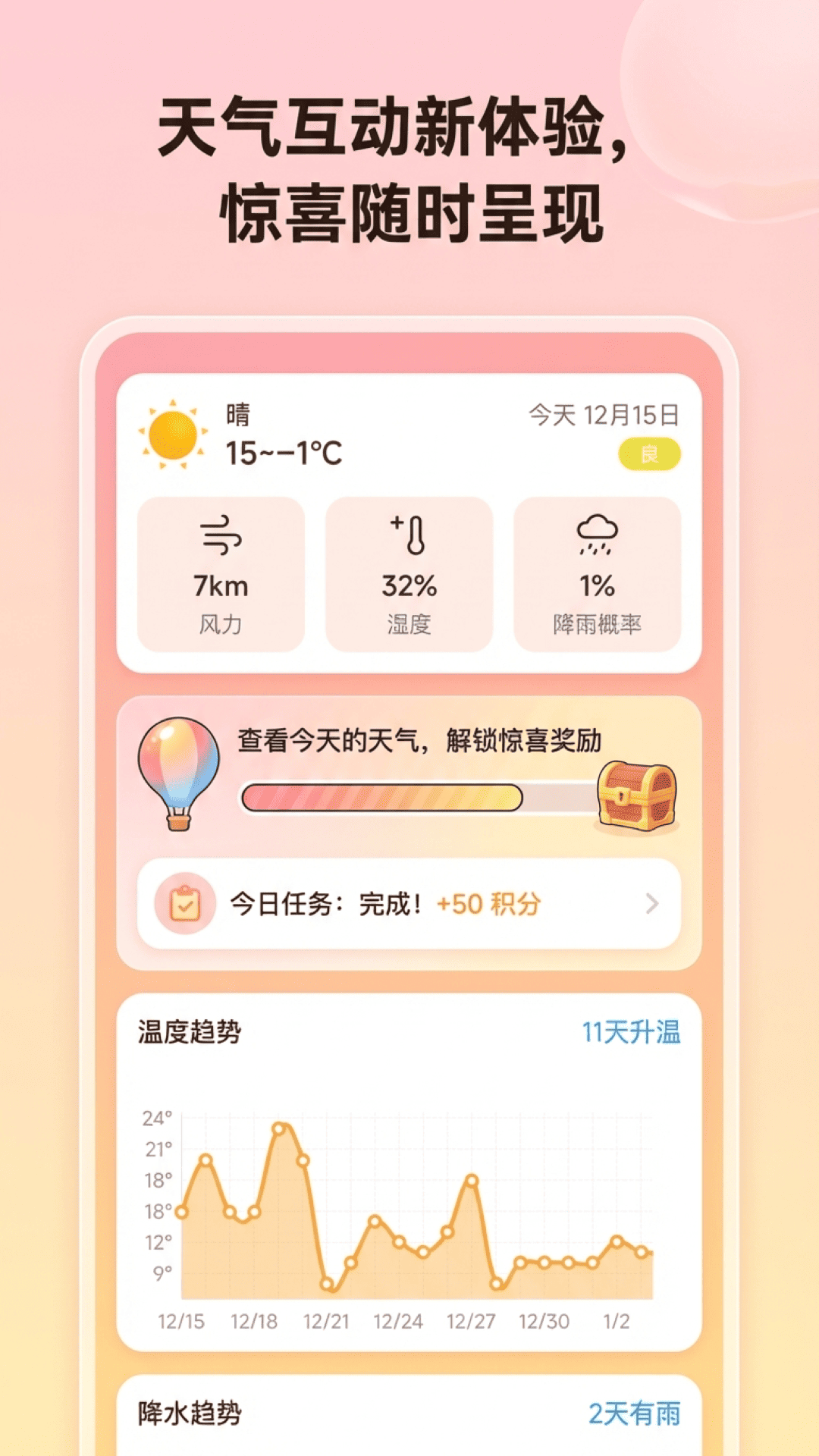 精彩截图-趣味天气预报2026官方新版