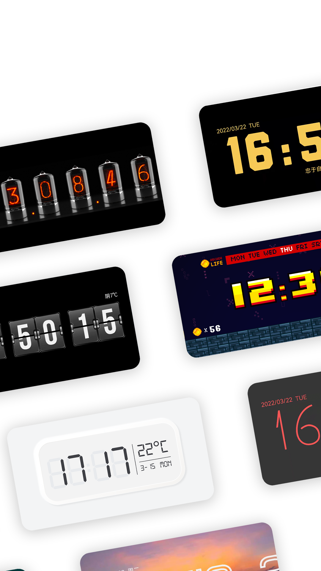 精彩截图-桌面数字时钟2026官方新版