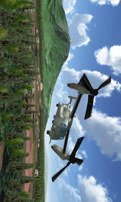 模拟直升机飞行截图