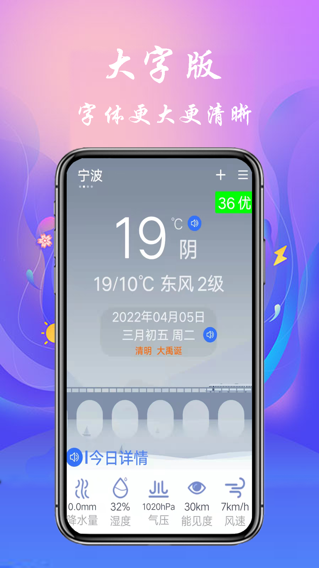 精彩截图-真好天气大字版2025官方新版
