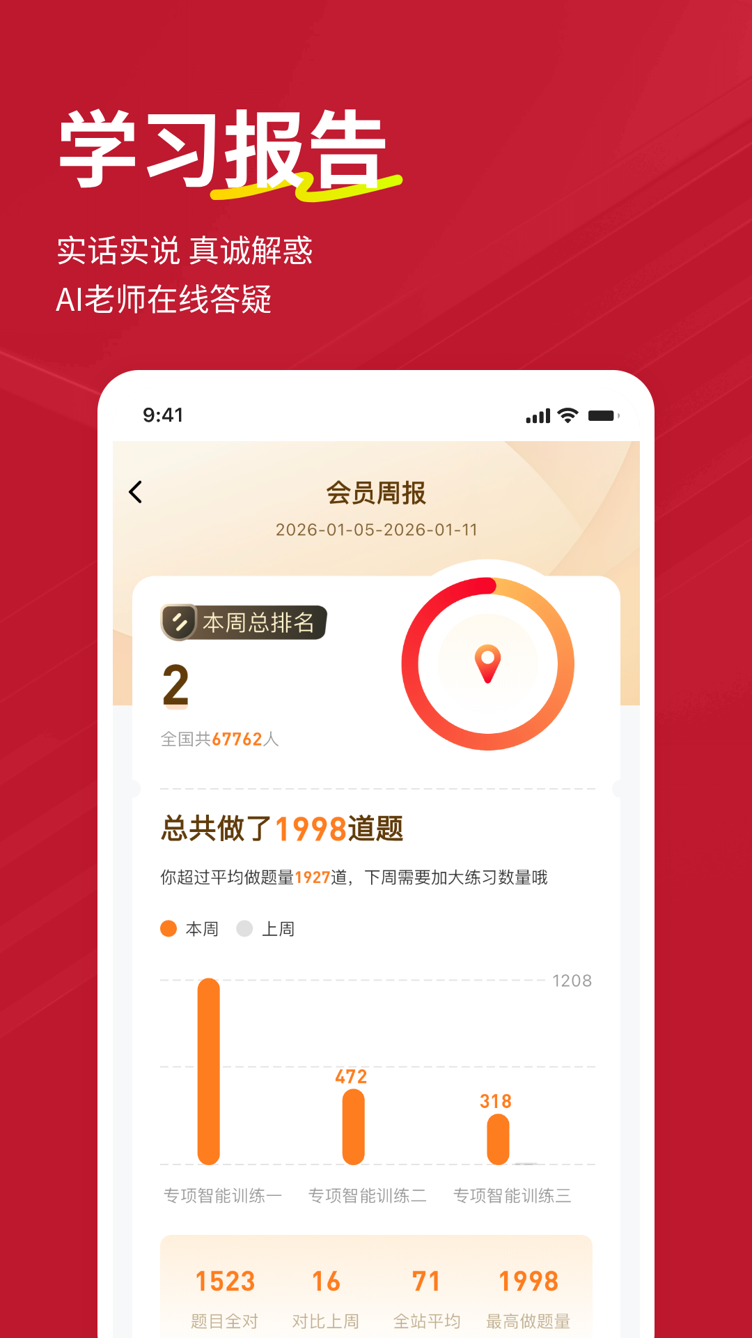 精彩截图-公考练题狗2026官方新版