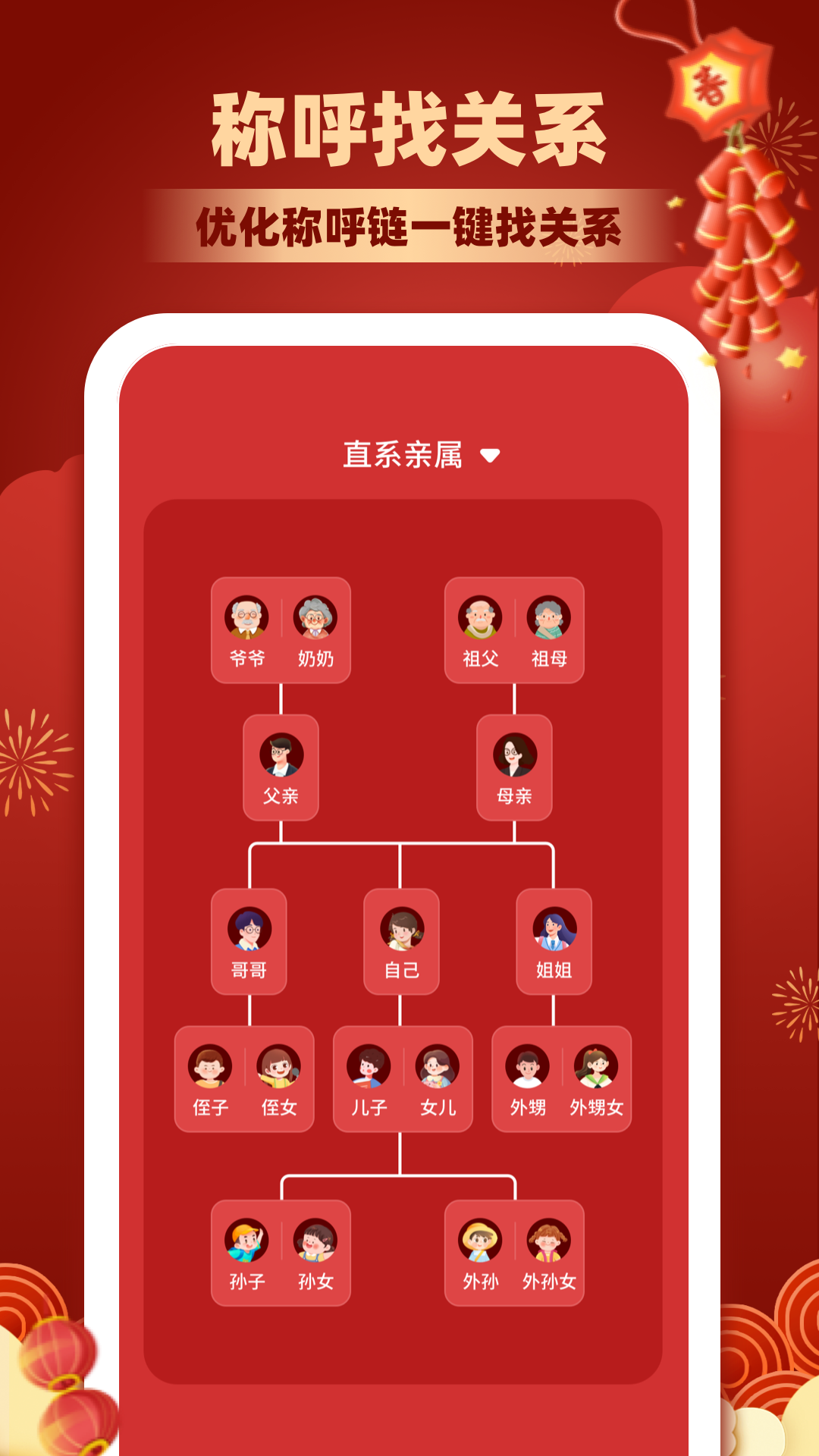 精彩截图-亲戚称呼计算2026官方新版