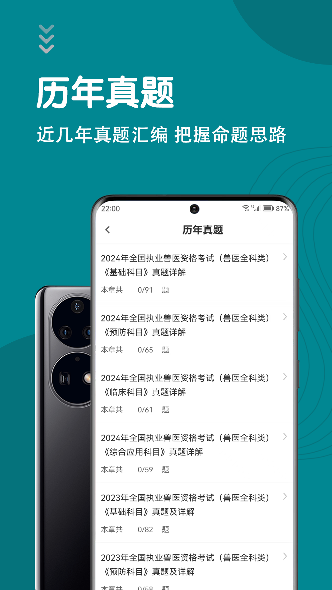 精彩截图-执业兽医智题库2025官方新版