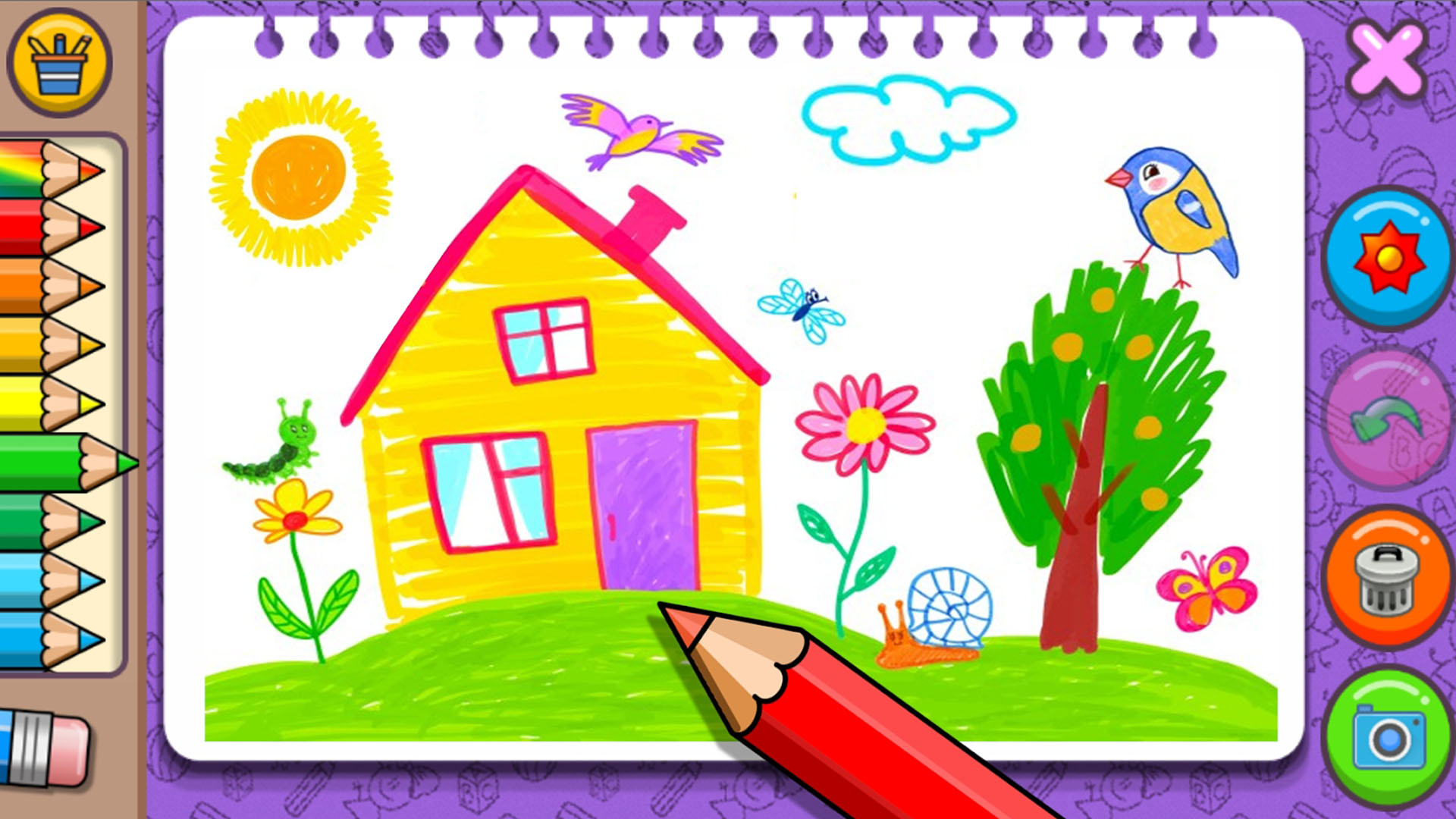 精彩截图-儿童画画涂色游戏2026官方新版