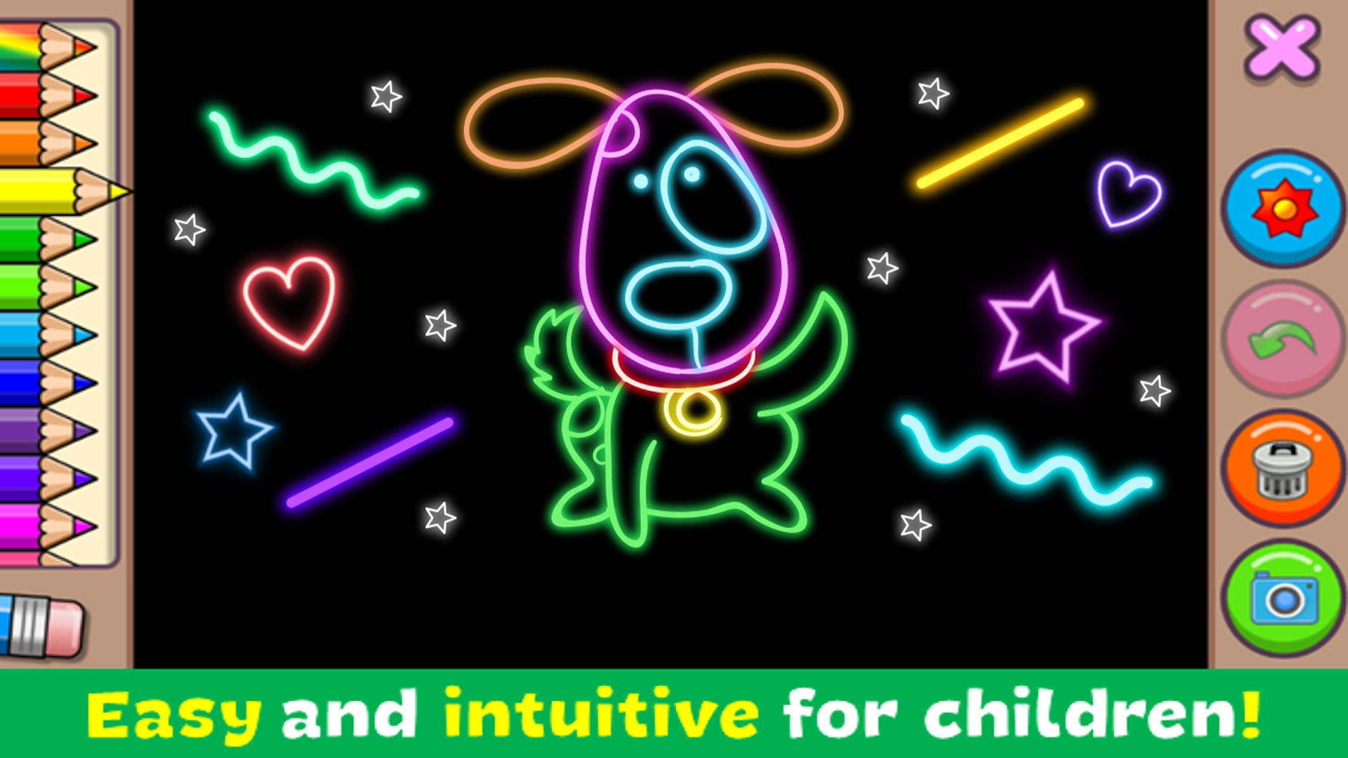 精彩截图-儿童画画涂色游戏2026官方新版