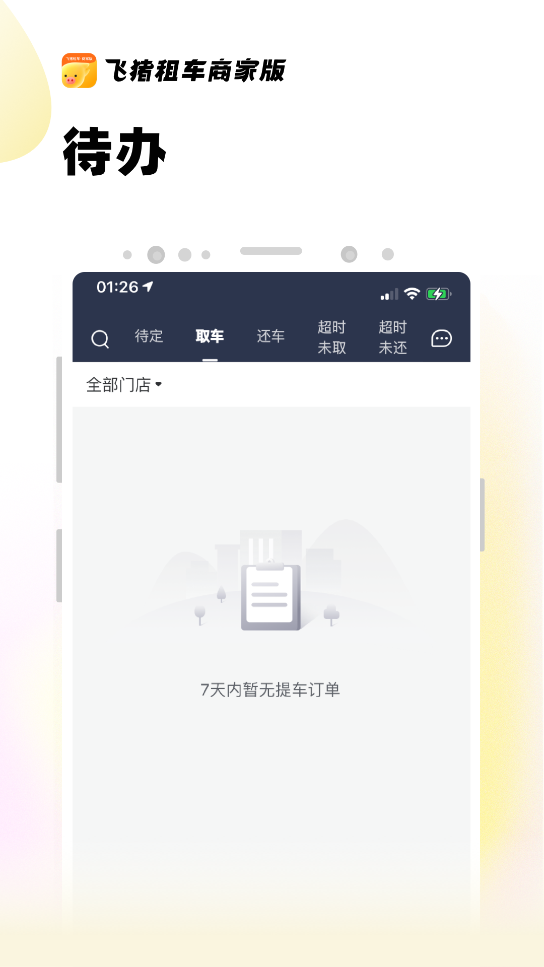 飞猪租车商家版 截图 2