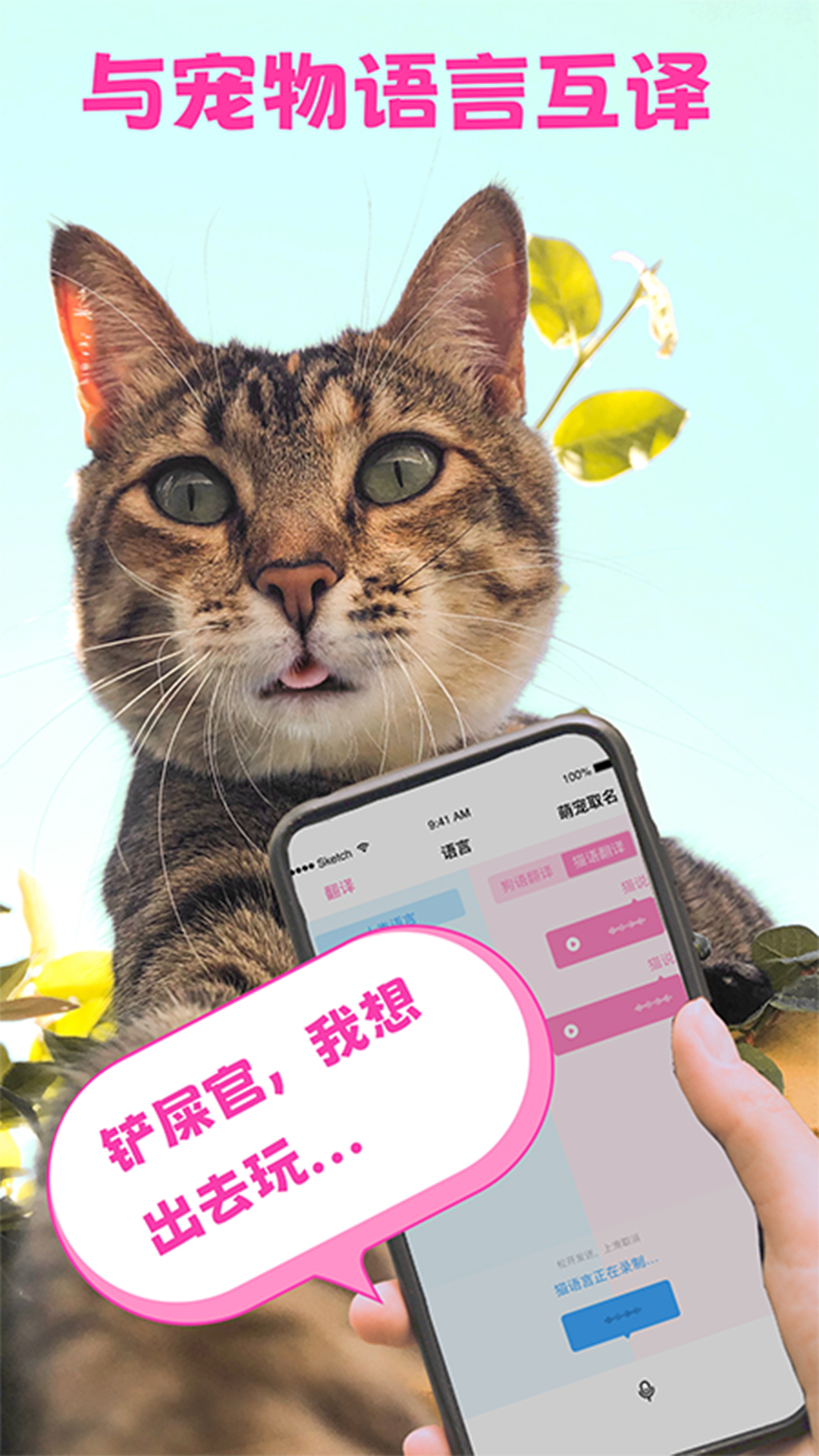 宠物语音转化器：理解猫狗的每一句话