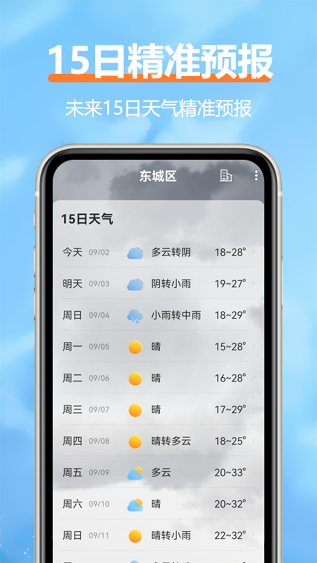 舒云天气 截图 1