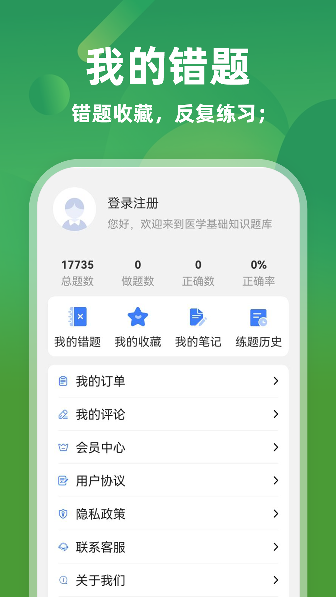 精彩截图-医学基础知识牛题库2025官方新版