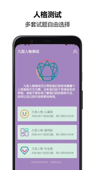 精彩截图-九型人格测试2024官方新版