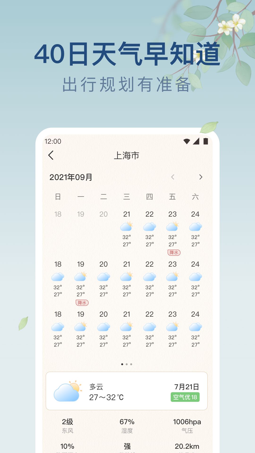 精彩截图-雨日天气2025官方新版