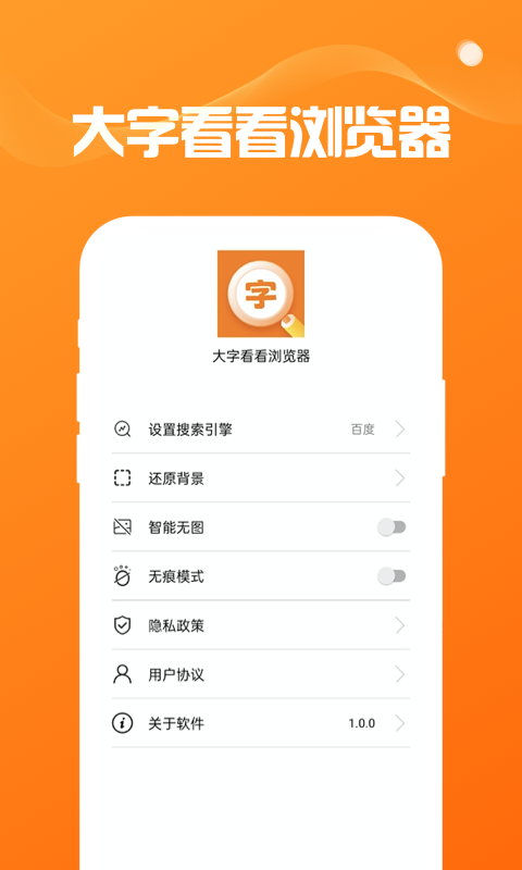 大字看看浏览器安卓版高清截图