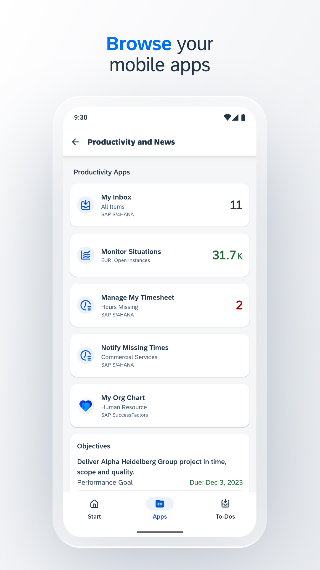 精彩截图-SAP Mobile Start2025官方新版