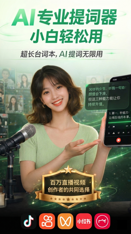 精彩截图-芦笋提词器2026官方新版