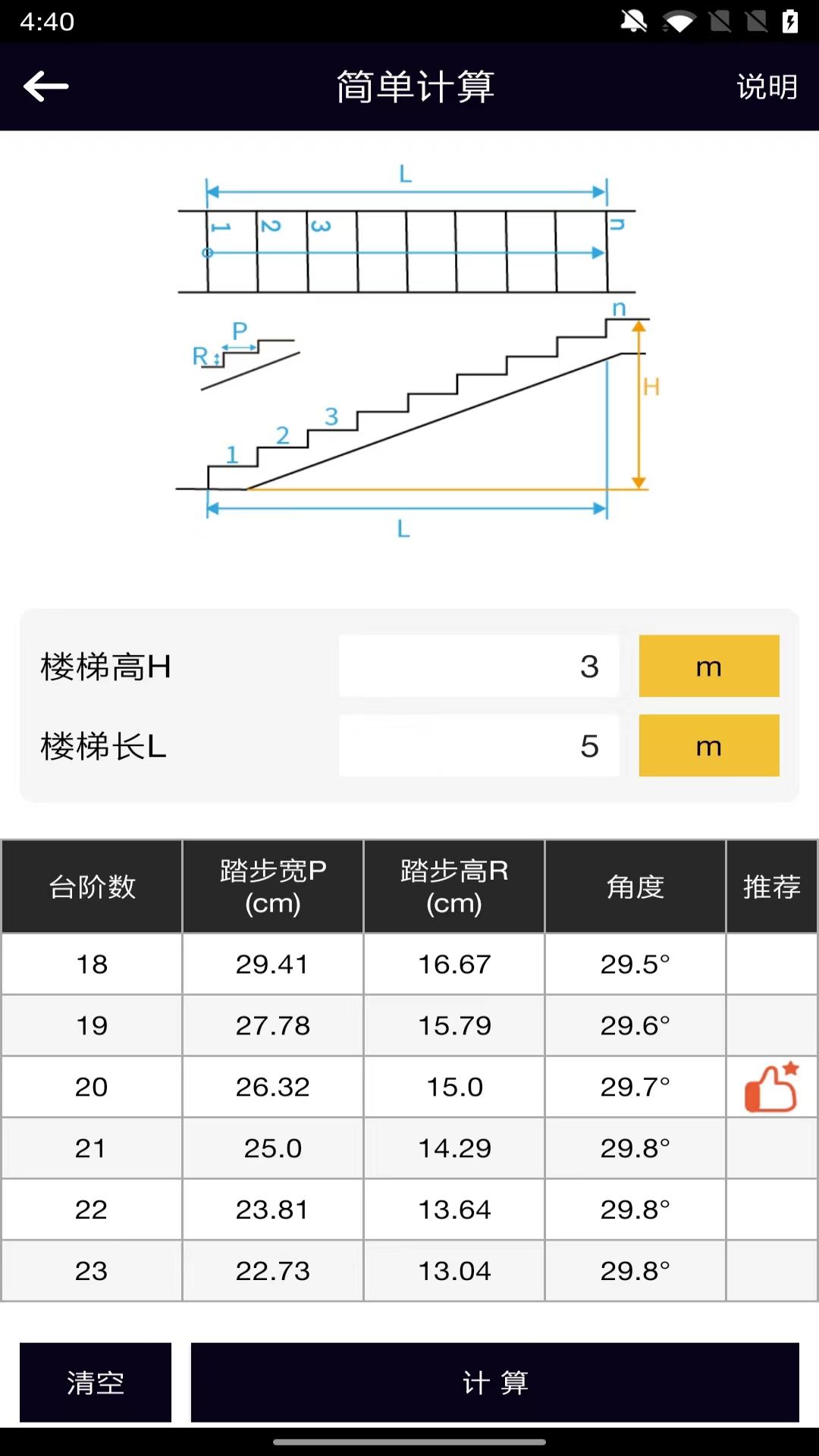 精彩截图-楼梯栏杆计算器2025官方新版