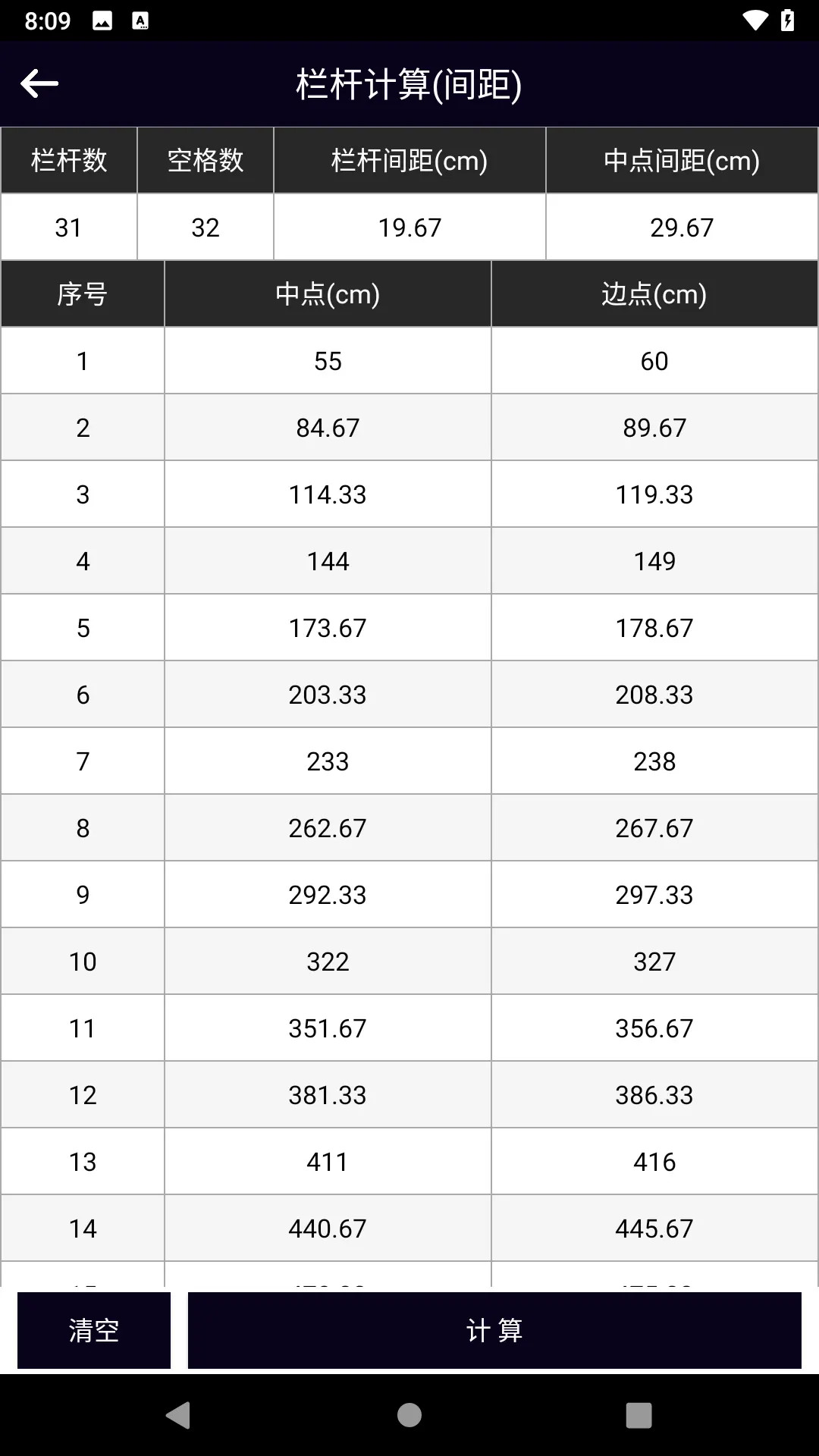 精彩截图-楼梯栏杆计算器2026官方新版